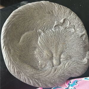 Arthur Court Sleeping Cat Tray Vintage 1992 EUC y2k home design home decor plate